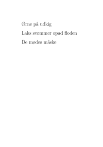 Ørne på udkig